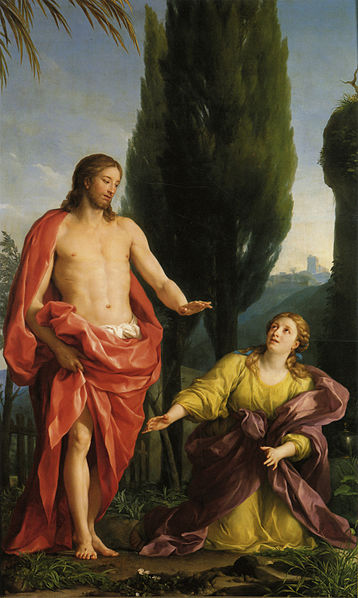 Anton Raphael Mengs Noli me tangere, painting by Anton Raphael Mengs. All Souls College, Oxford